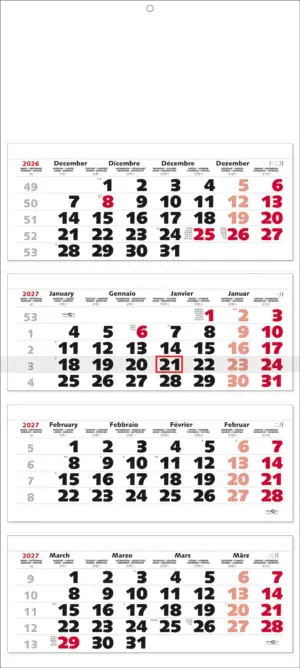 Quadrimestrale Mini Art. 78 senza interspazi tra i blocchi