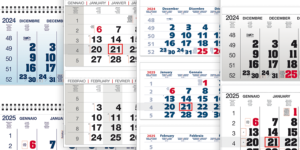 Calendari da Parete a Blocchi